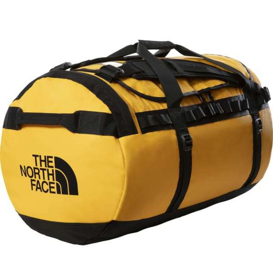 Duffels * | Duffels The North Face Base Camp Duffel L Summit Gold/Tnf Black 23 Jaune