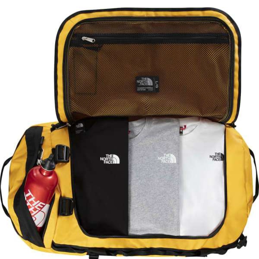 Duffels * | Duffels The North Face Base Camp Duffel L Summit Gold/Tnf Black 23 Jaune