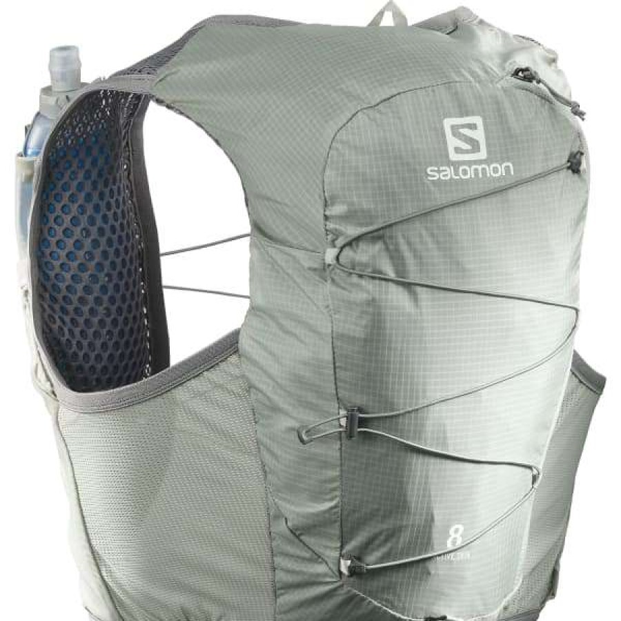 Sacs Hydratation * | Sacs Hydratation Salomon Active Skin 8 Set Wrought Iron/Sedona Sa 22 Gris