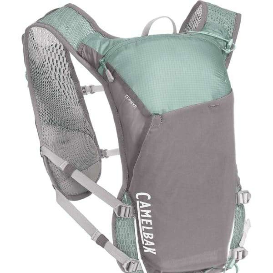 Sacs Hydratation * | Sacs Hydratation Camelbak Women'S Zephyr Vest Silver/Blue Haze 22 Bleu / Gris