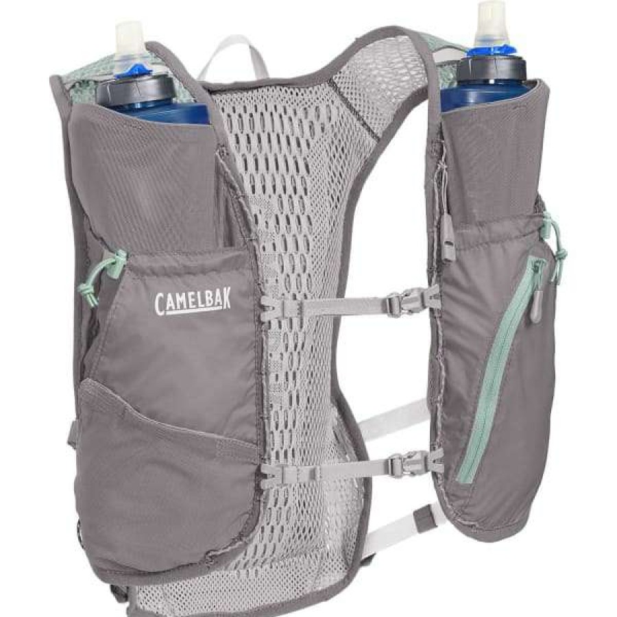 Sacs Hydratation * | Sacs Hydratation Camelbak Women'S Zephyr Vest Silver/Blue Haze 22 Bleu / Gris