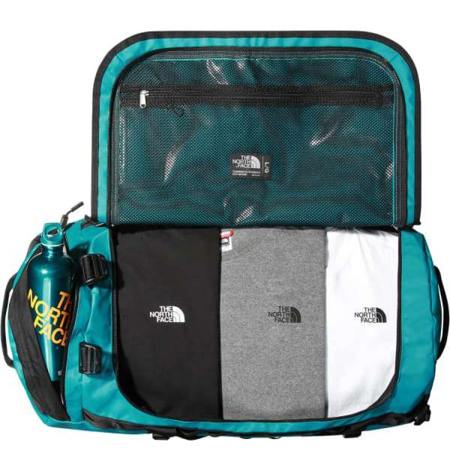 Duffels * | Duffels The North Face Base Camp Duffel L Harborbl 23 Bleu / Noir