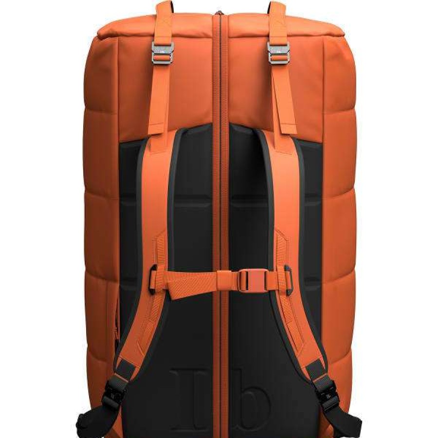 Duffels * | Duffels Douchebags The Hytta 70L Split Duffel Midnight Sun 22 Orange