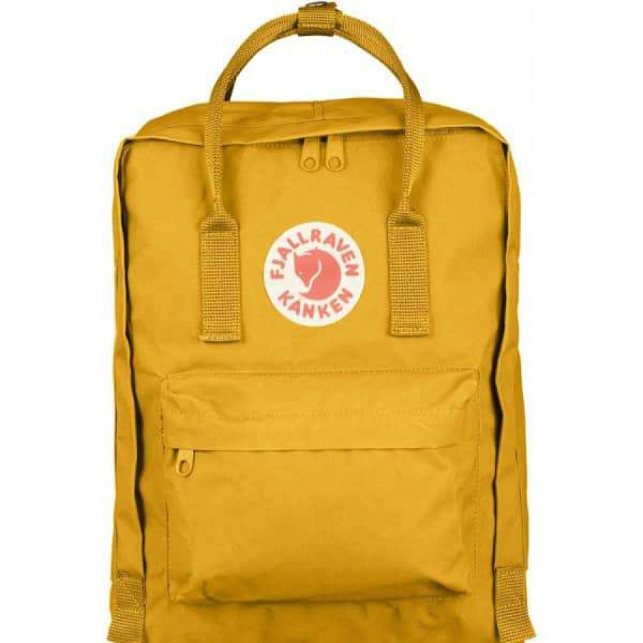 Sacs A Dos Urbain * | Fjallraven Sacs A Dos Urbain Fjallraven Kanken Ochre 21 Marron