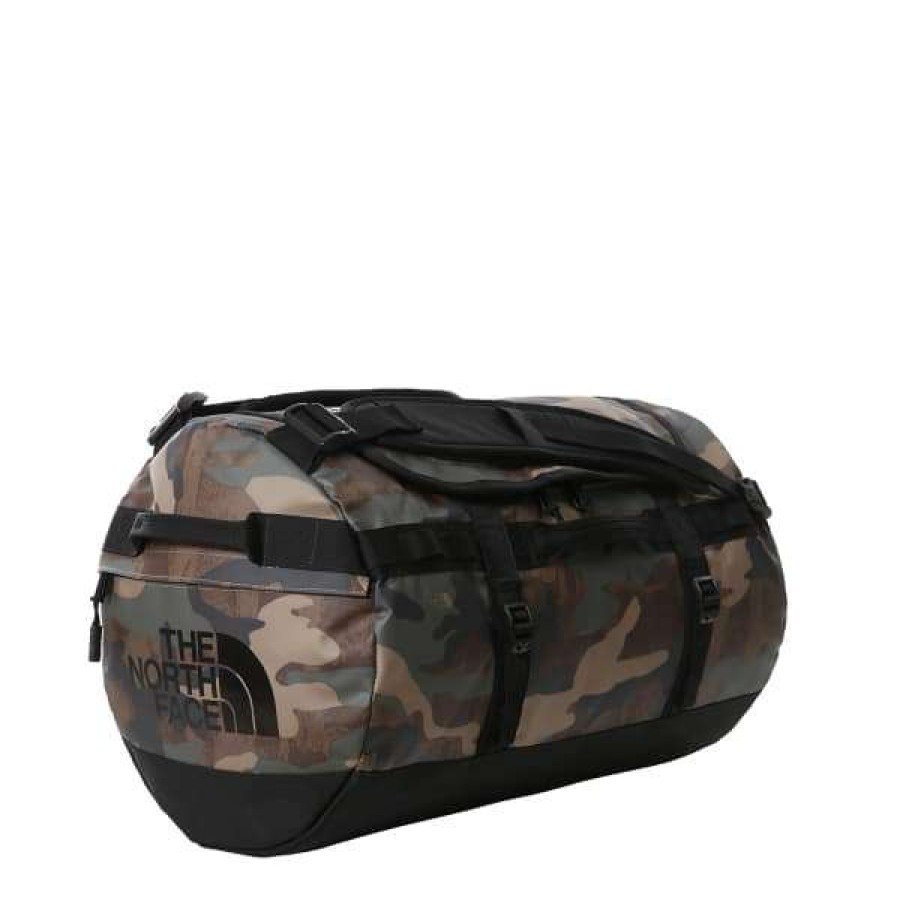 Duffels * | Duffels The North Face Base Camp Duffel S Kpttnfcprt/Tnfb 22 Vert / Marron / Noir