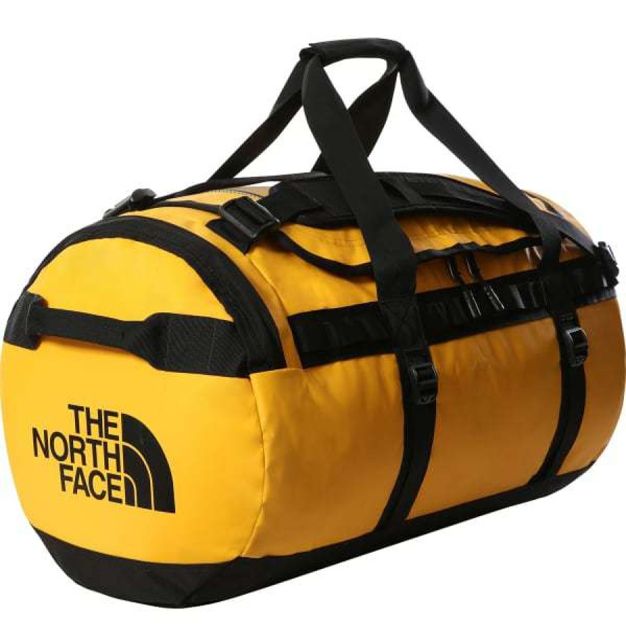 Duffels * | Duffels The North Face Base Camp Duffel M Summit Gold/Tnf Black 23 Jaune