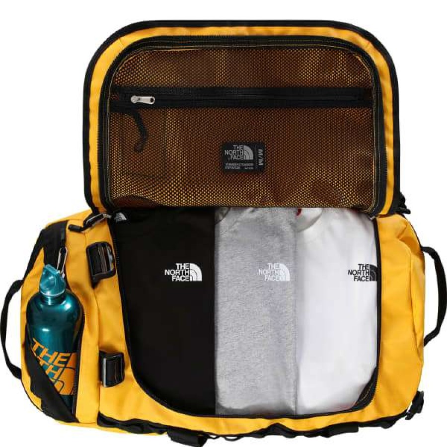 Duffels * | Duffels The North Face Base Camp Duffel M Summit Gold/Tnf Black 23 Jaune