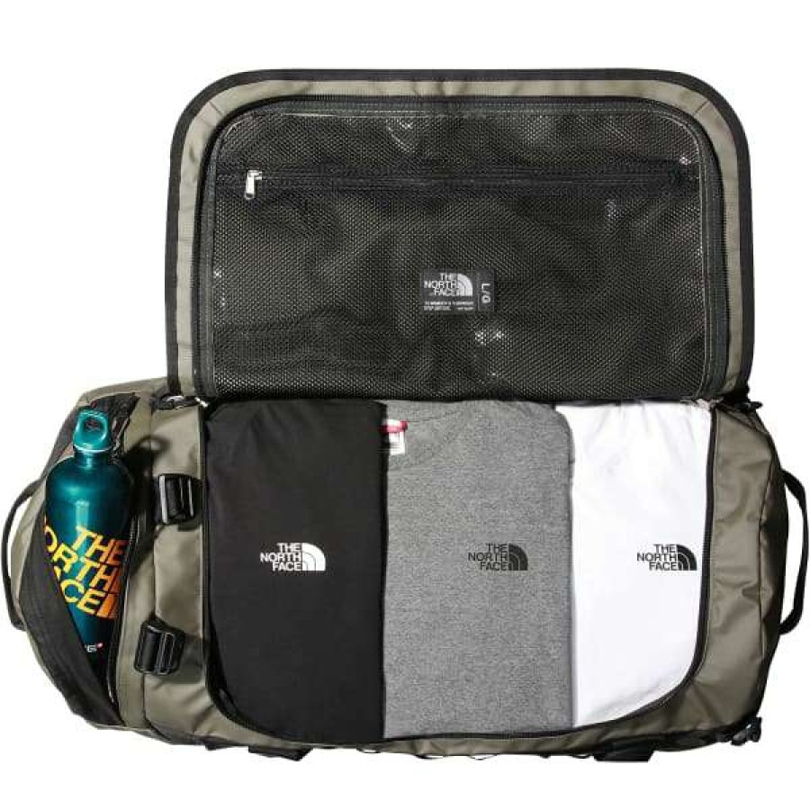 Duffels * | Duffels The North Face Base Camp Duffel L Nwtpegrn 23 Gris / Noir