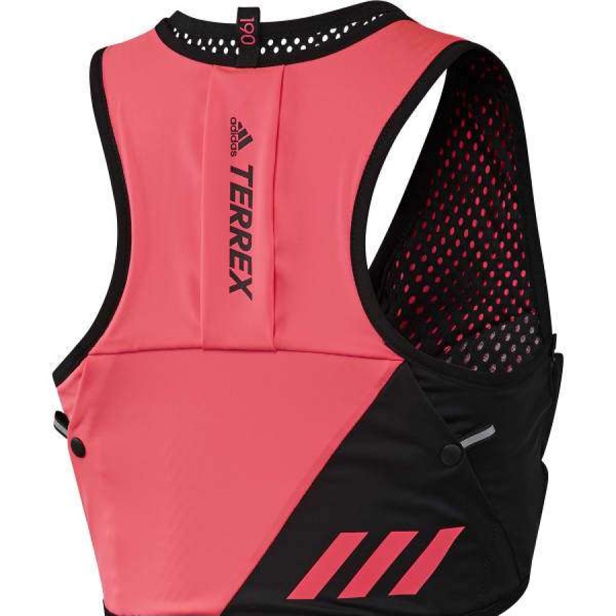 Sacs Hydratation * | Sacs Hydratation Adidas Terrex Trail Vest Turbo/Black 22 Rose / Noir