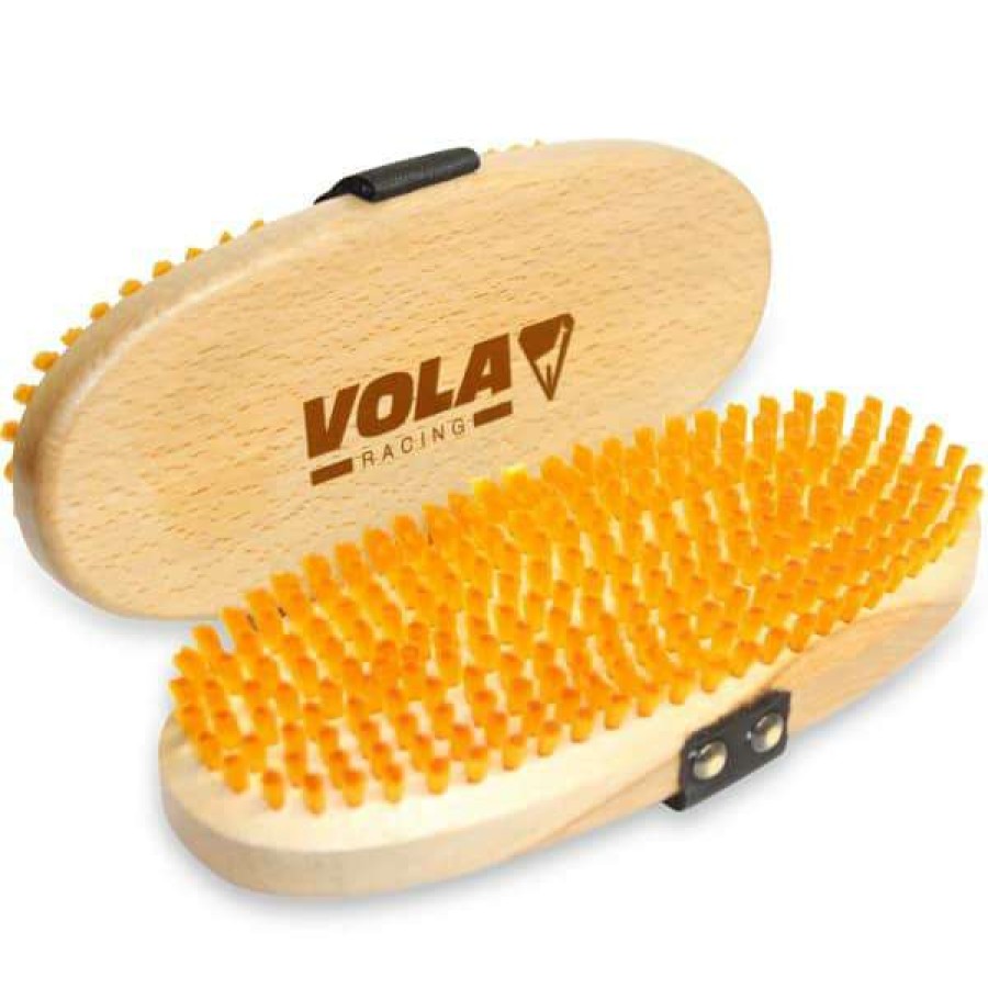 Brosses A Farter * | Brosses A Farter Vola Brosse Ovale Racing Nylon Soft 23 Marron / Orange