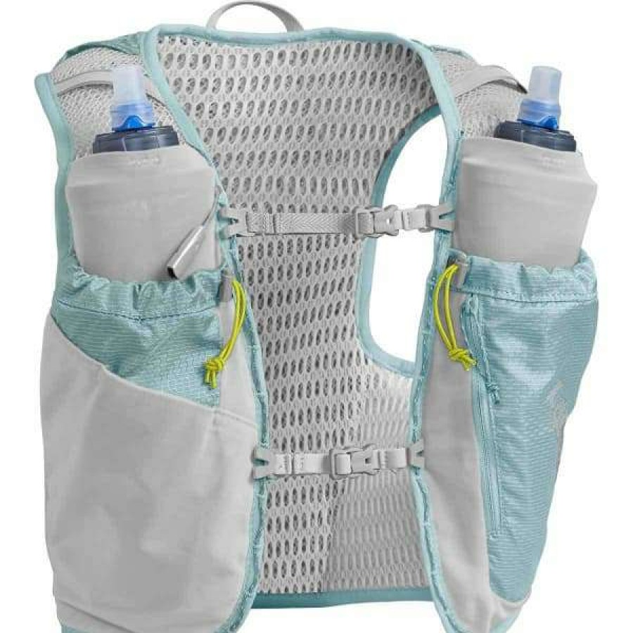 Sacs Hydratation * | Sacs Hydratation Camelbak Women'S Ultra Pro Vest Aqua Sea/ Silver 22 Bleu / Gris