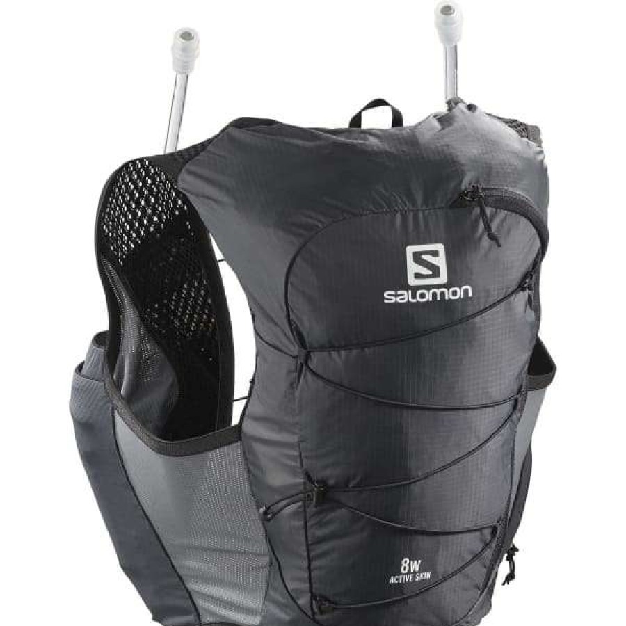 Sacs Hydratation * | Sacs Hydratation Salomon Active Skin 8 W Set Ebony/Black 21 Gris