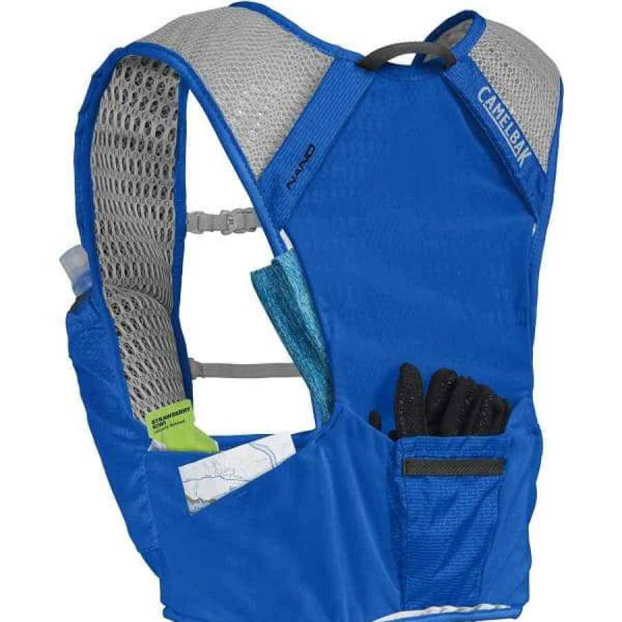 Sacs Hydratation * | Sacs Hydratation Camelbak Nano Vest 34Oz Nautical Blue/Black 22 Bleu