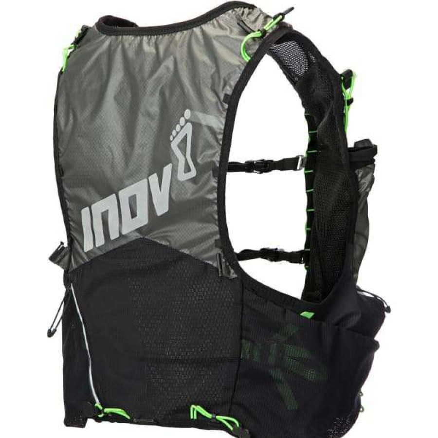 Sacs Hydratation * | Sacs Hydratation Inov-8 Race Ultra Pro 2In1 Vest Black/Green 22 Noir / Vert