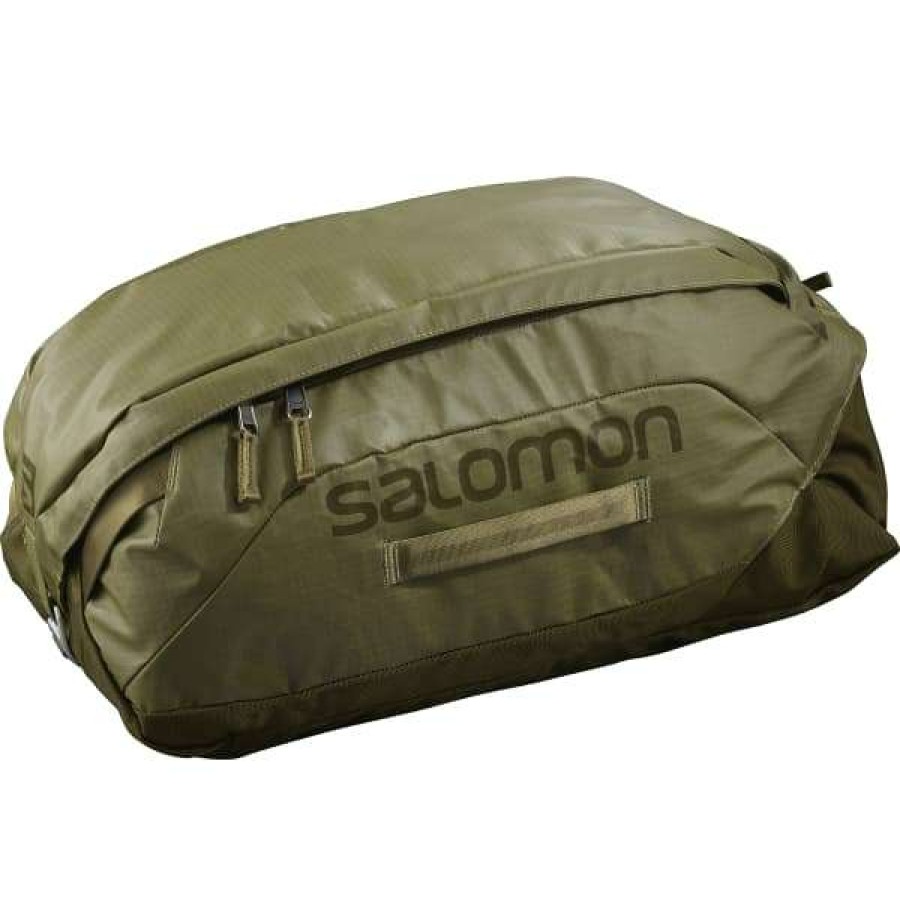 Duffels * | Duffels Salomon Bag Outlife Duffel 25 Olive Night/Martin 22 Vert