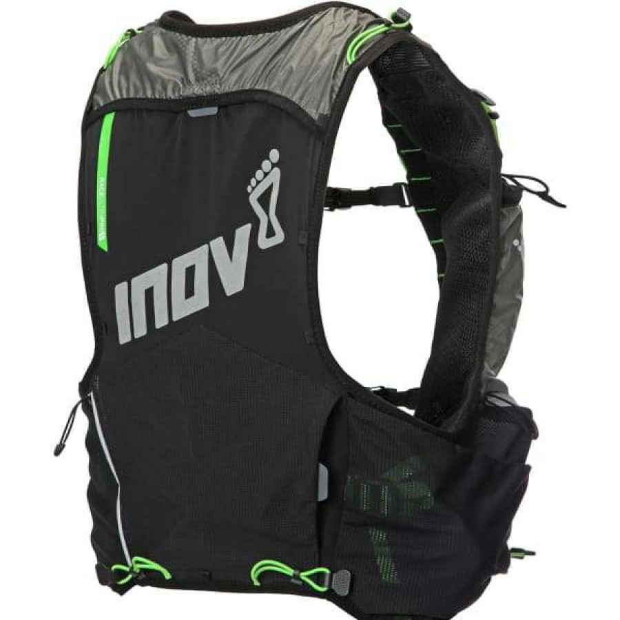 Sacs Hydratation * | Sacs Hydratation Inov-8 Race Ultra Pro 5 Vest Black/Green 22 Noir / Vert