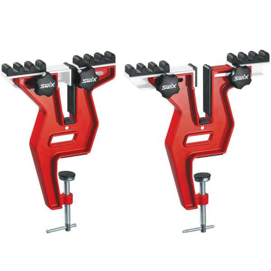 Tables De Fartage * | Tables De Fartage Swix Pro Quick Fix Snowboard Vise 23 Rouge