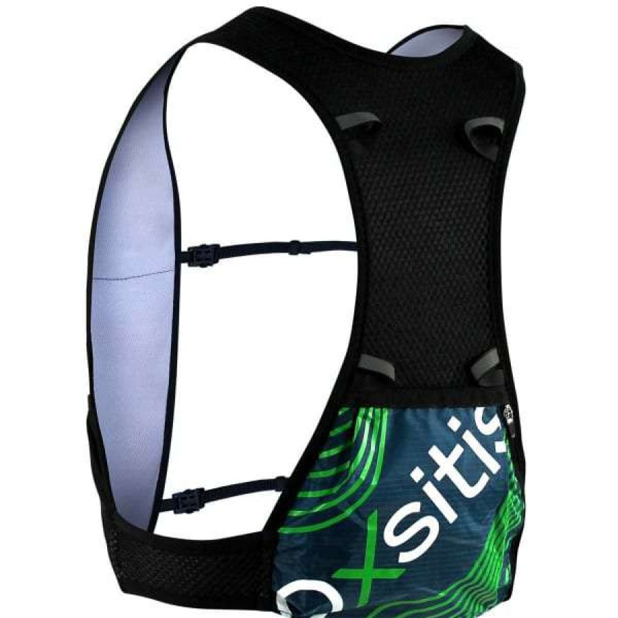 Sacs Hydratation * | Sacs Hydratation Oxsitis Atom 2 Black/Cyan/White 20 Noir / Bleu / Vert