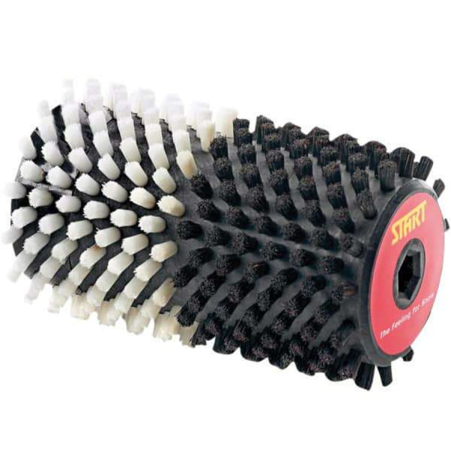 Brosses A Farter * | Brosses A Farter Start Brosse Rotative Combi (Nylon/Crin)110Mm 23 Noir / Blanc