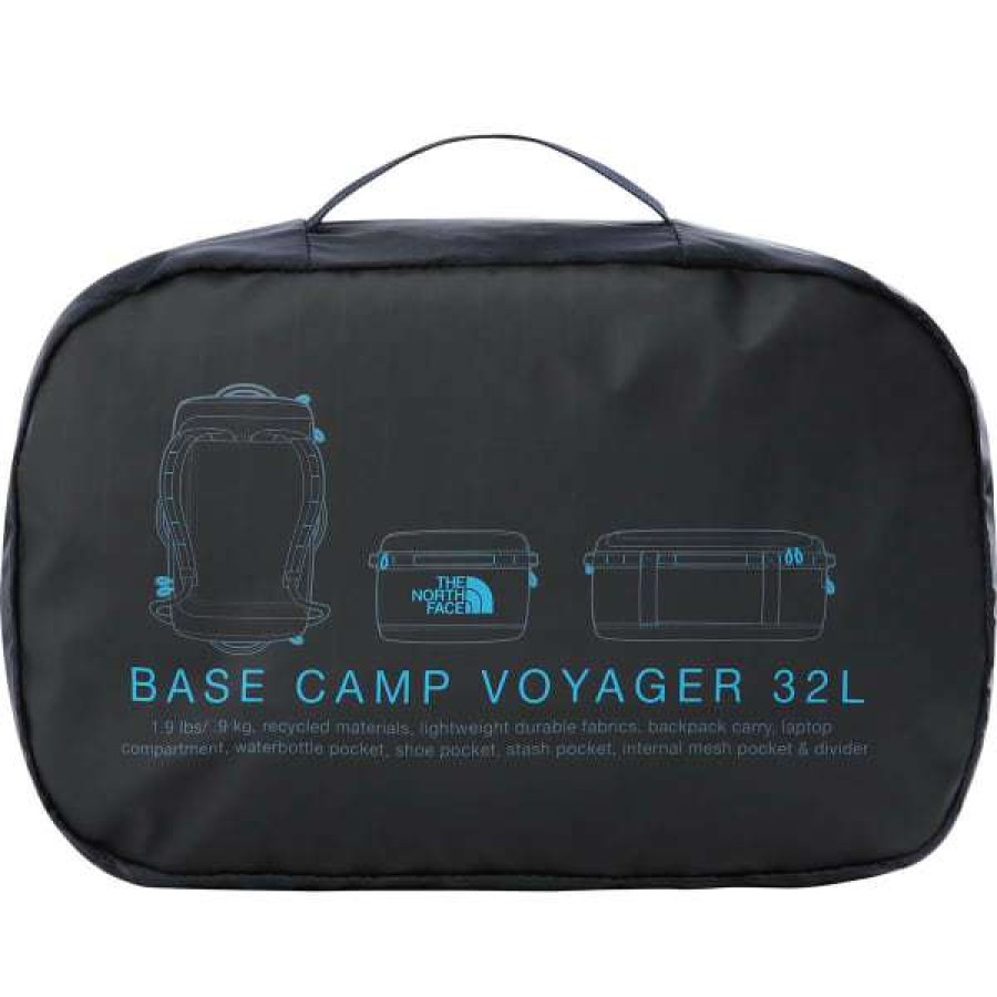 Duffels * | Duffels The North Face Base Camp Voyager Duffel 32L Aviator Navy/Meridianblue 23 Bleu